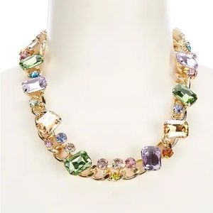 Natasha Multi Stone Collar Statement Necklace